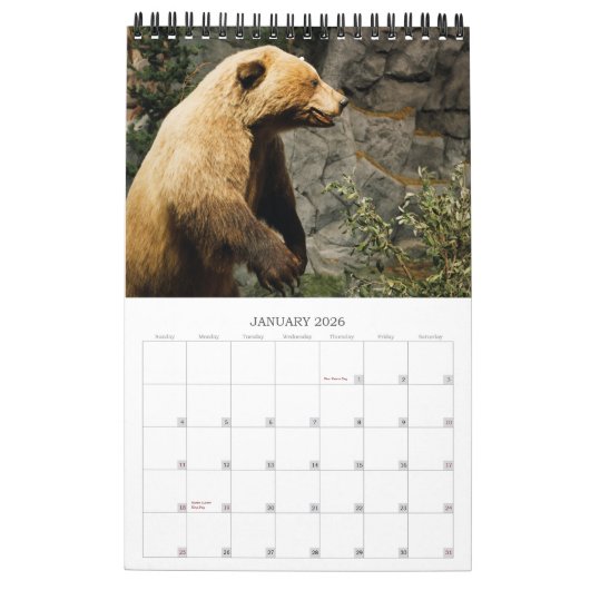 Wildbescherming Kalender (Jan 2026)