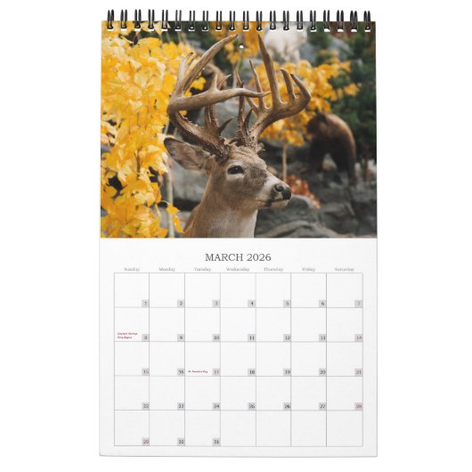 Wildbescherming Kalender (Mar 2026)