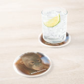 Wildbescherming Zandsteen Onderzetter (Zijkant)