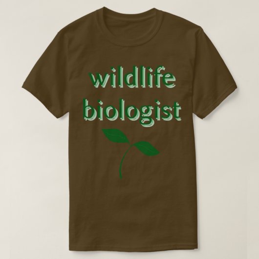 wildbioloog t-shirt (Design voorkant)