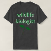 wildbioloog t-shirt (Design voorkant)