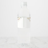 Wildbloem Baby in Bloom Waterfles Etiket (Achterkant)