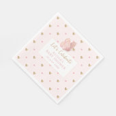 Wildbloem Bloemen Baby shower Servet (Hoek)