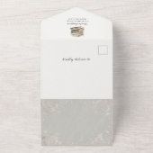 Wildbloem | Boek Thema Baby shower Uitnodiging (Buitenkant)