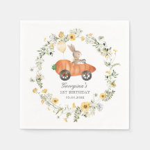 Wildbloem Bunny Rabbit Riding Carrot Car