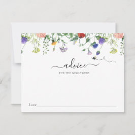 Wildbloem en bijenadvies voor de Passen getrouwd K Kaart