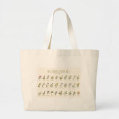 Wildbloem en Kruiden Grote Tote Bag (Voorkant)