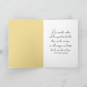 Wildbloem en zonnebloem veld sympathie kaart (Binnen)