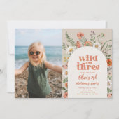 Wildbloem Foto Derde uitnodiging van de Dag (Voorkant)