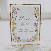 Wildbloem in Bloem Bloem Boeket Bar Teken Poster