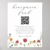 Wildbloem in Bloom Huwelijksreis Fonds Poster (Voorkant)