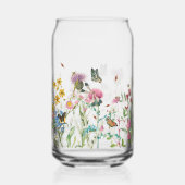Wildbloem Insecten Bloemen Lente Tuin Blikvorm Glas (Links)
