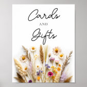 Wildbloem Kaarten en geschenken Poster (Voorkant)