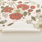 Wildbloem, kwekerij, Baby shower cadeau Sherpa Deken (3/4)