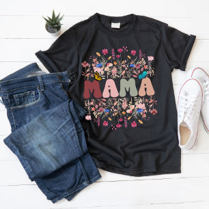 Wildbloem mama floral t-shirt