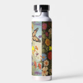 Wildbloem met vlinder tuin waterfles (Rechts)