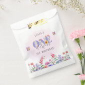 Wildbloem Oneful vlinder en bijen Bedankzakje (Gezegeld)