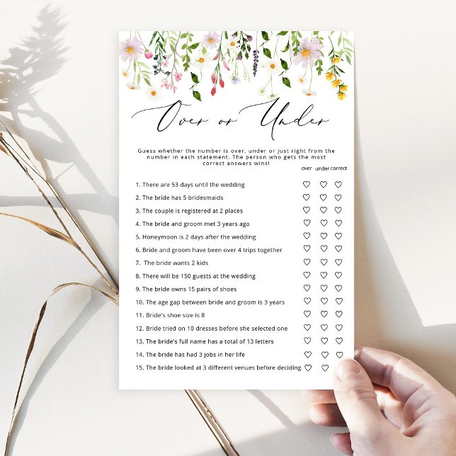 Wildbloem over of onder vrijgezellenfeest spel (Creator heeft geüpload)