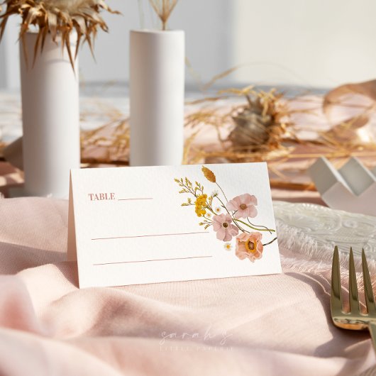 Wildbloem plaatskaarten, bloem plaatskaarten plaatskaartje