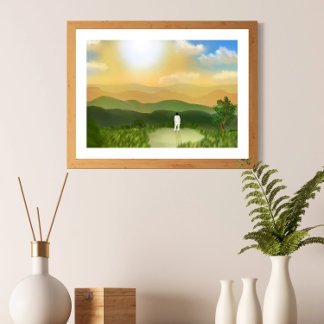 Wildbloem RM Namjoon Indigo BTS Wall Art Poster