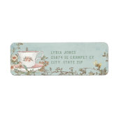 Wildbloem Tea Party Label (Voorkant)