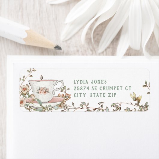 Wildbloem Tea Party Label (Insitu)