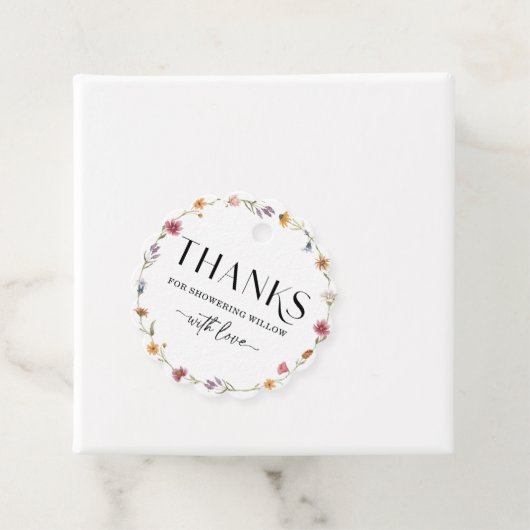 Wildbloem Veld Boho Favor Label (In situ)