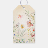 Wildbloem Vrijgezellenfeest Birthday Hartelijk dan Cadeaulabel (Achterkant)