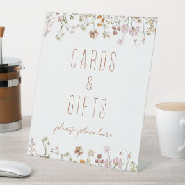 Wildbloem Vrijgezellenfeest Kaarten en geschenken Reclamebord Met Voetstuk