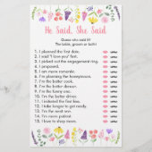 Wildbloem zei dat ze zei dat ze Bridal Game zei (Voorkant)