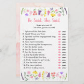 Wildbloem zei dat ze zei dat ze Bridal Game zei (Voorkant / Achterkant)