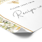 Wildbloembijen Laat hier je receptkaart achter pos Poster (Hoek)