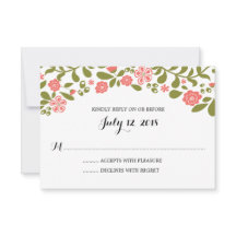 Wildbloembloesems | Bruiloft RSVP