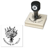 Wildbloemboeket CUSTOM gepersonaliseerd Rubberstempel (Gestempeld)
