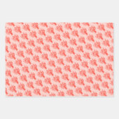 Wildbloemboeket Floral Whimsical rood roze Inpakpapier Vel (Voorkant 3)