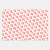 Wildbloemboeket Floral Whimsical rood roze Inpakpapier Vel (Voorkant 2)