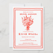 Wildbloemboeket rustiek grillig Vrijgezellenfeest Kaart (Voorkant)