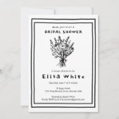 Wildbloemboeket rustiek grillig Vrijgezellenfeest Kaart (Voorkant)