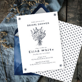 Wildbloemboeket rustiek grillig Vrijgezellenfeest Kaart