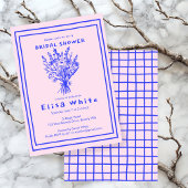 Wildbloemboeket rustiek grillig Vrijgezellenfeest Kaart