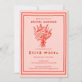 Wildbloemboeket rustiek grillig Vrijgezellenfeest Kaart (Voorkant)