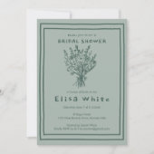 Wildbloemboeket rustiek grillig Vrijgezellenfeest Kaart (Voorkant)