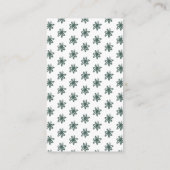 Wildbloemboeket rustieke grillige QR-code bruids Informatiekaartje (Achterkant)