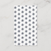 Wildbloemboeket rustieke grillige QR-code bruids Informatiekaartje (Achterkant)