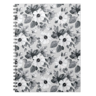 Wildbloemboeket Waterverf  illustratie Notitieboek