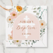 Wildbloemboogdoop Bedankjes Labels (Voorkant)