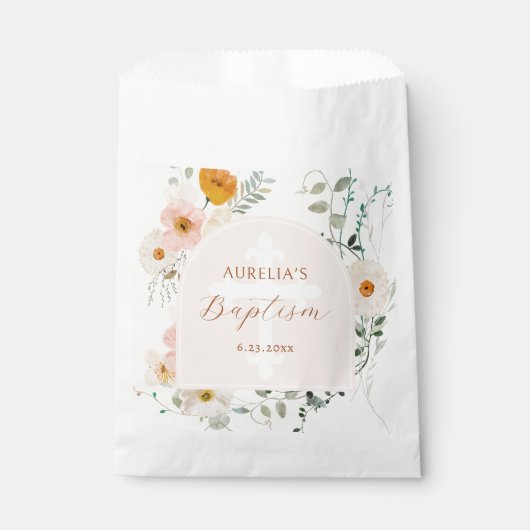 Wildbloemboogdoop Bedankzakje (Voorkant)