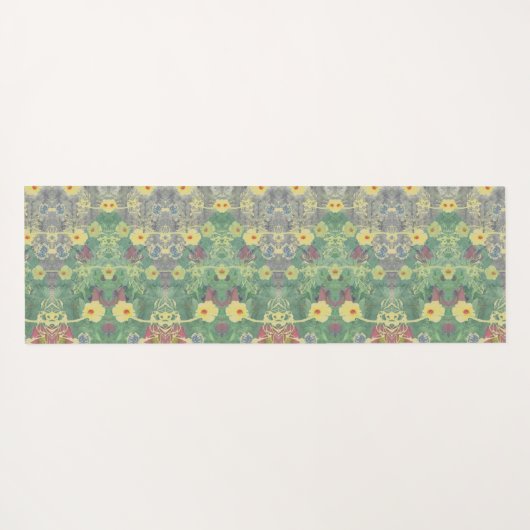 Wildbloembossen Yogamat (Achterkant (horizontaal))
