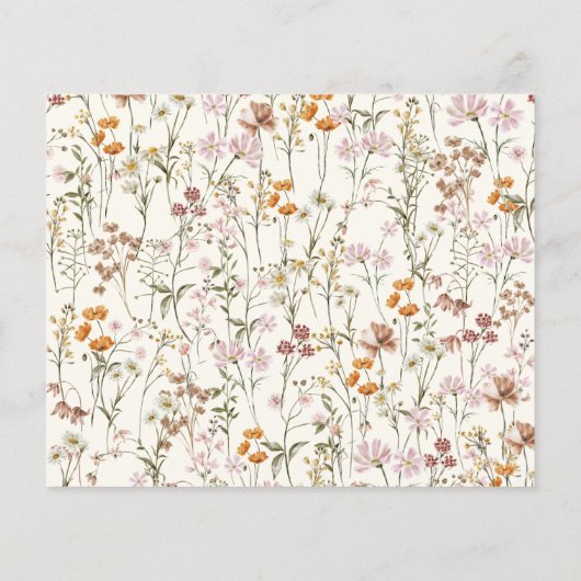 Wildbloemdooptuin in bloei (Achterkant)