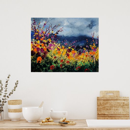 wildbloemen45 poster (Keuken)